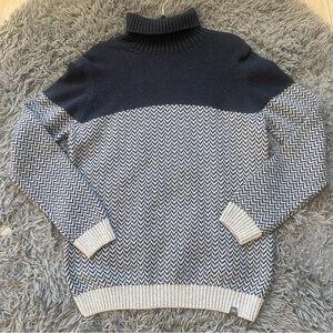 Brax ‘Feel Good’ Men’s Sweater – Size L,Navy bleu/grey